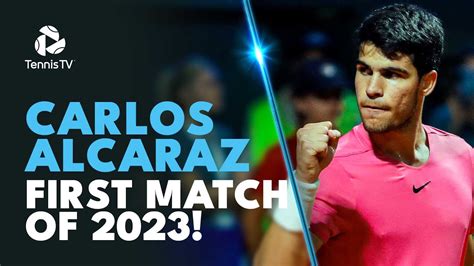 carlos alcaraz latest match.